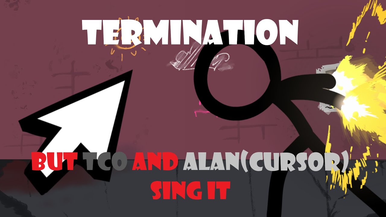 (Right Click) - Delete , Termination But TCO and Alan(Cursor) Sing It | FNF COVER #30