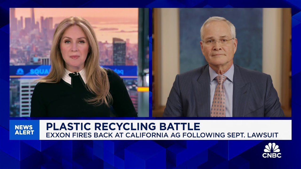 Exxon Mobil CEO Darren Woods on California AG lawsuit: We've got to push back against falsehoods