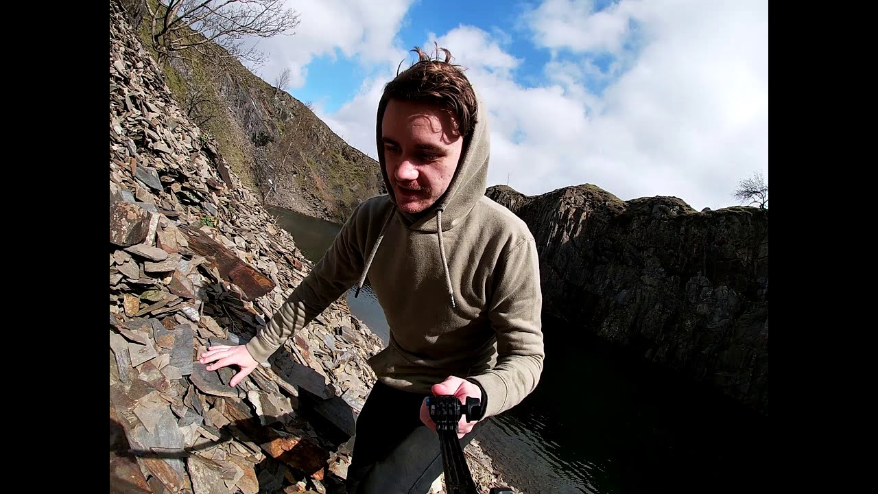 PEOPLE CLIFF JUMP HERE?! 😮 INCREDIBLE UK LAKE DISTRICT QUARRY