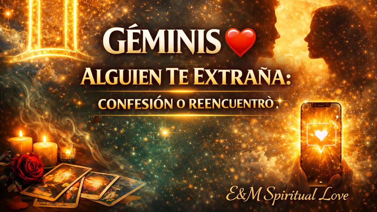♊ Geminis - Alguien  Te Extraña 💘 | Confesión o Reencuentro | Señal ✨