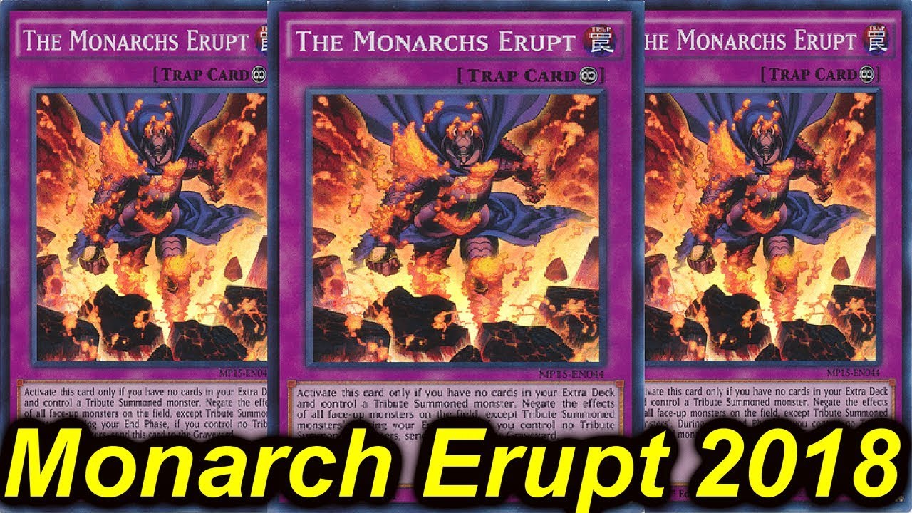 【YGOPRO】MONARCH ERUPT DECK 2018