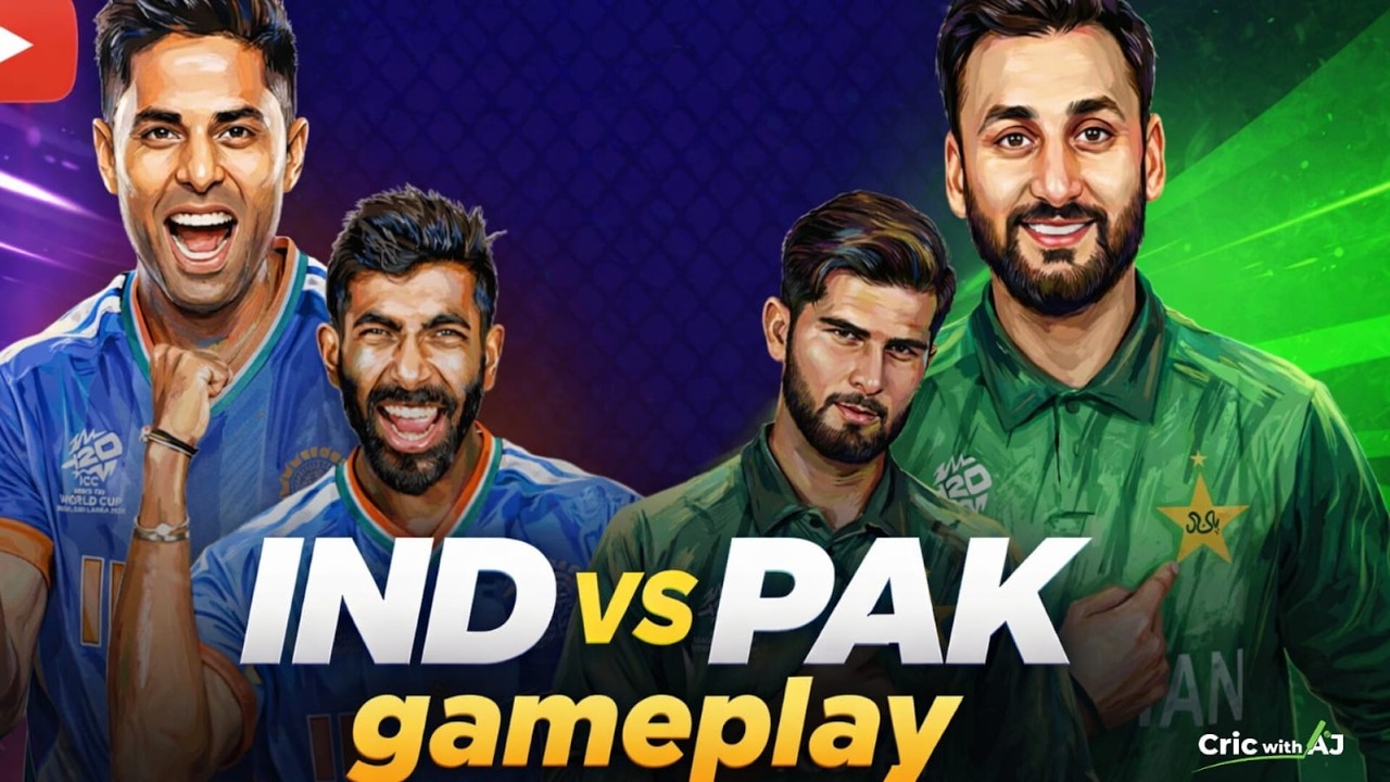 🔴IND vs PAK Full Gameplay | High Graphics Cricket Game #gaming #gameplay