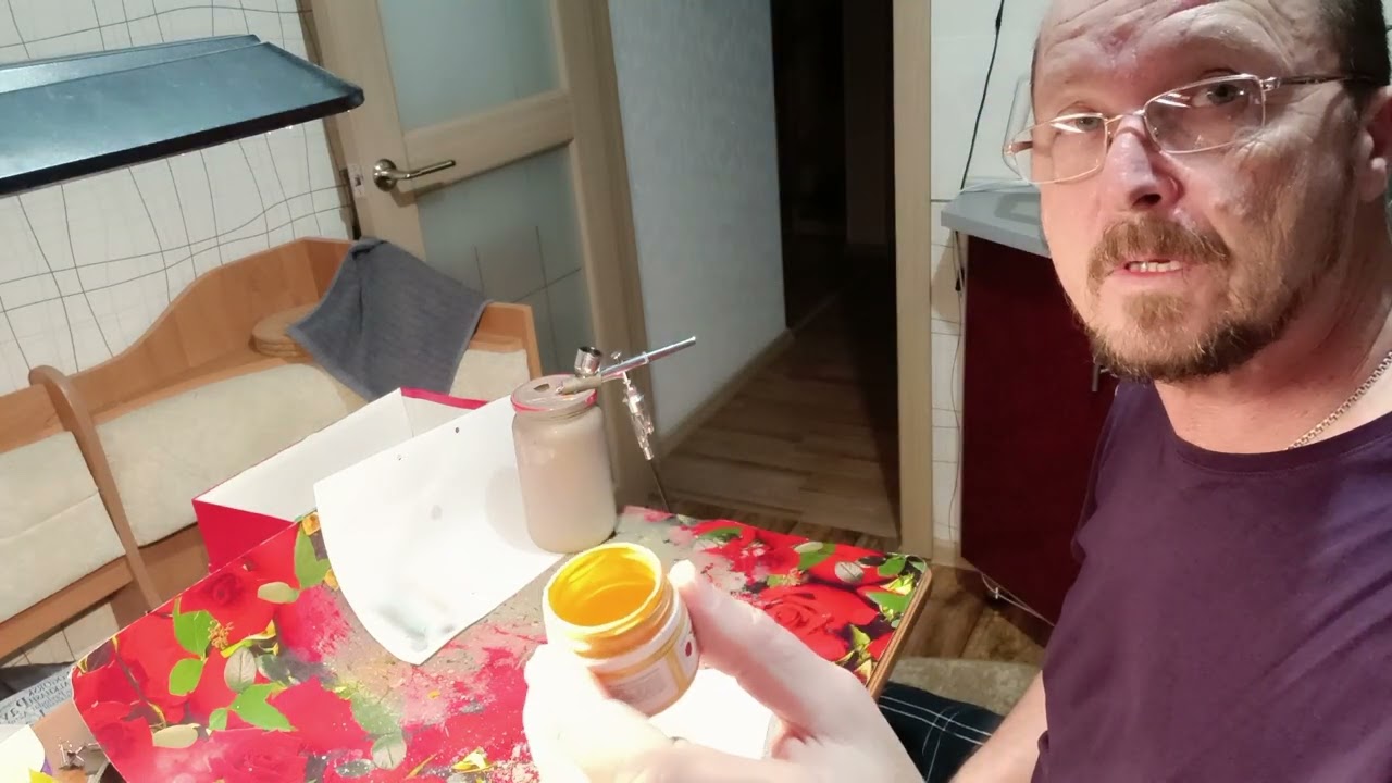 Покраска фольгированного воблера.