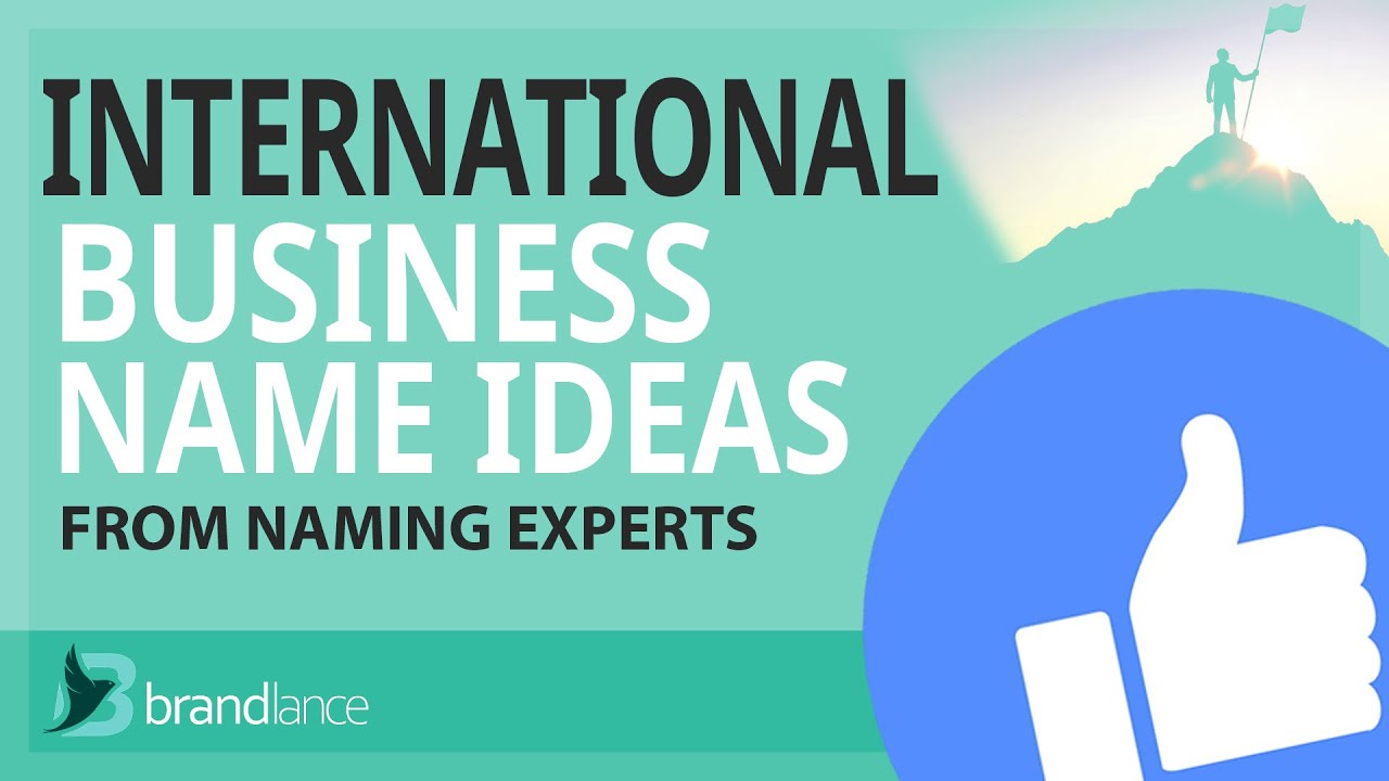 Best International Business Name Ideas Suggestions | Brand Names Generator