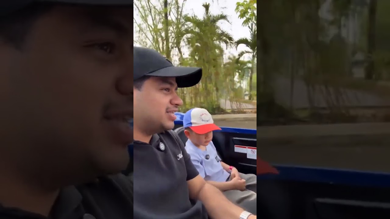 Kebersamaan cipung Rayyanza dengan Fadhil Jaidi