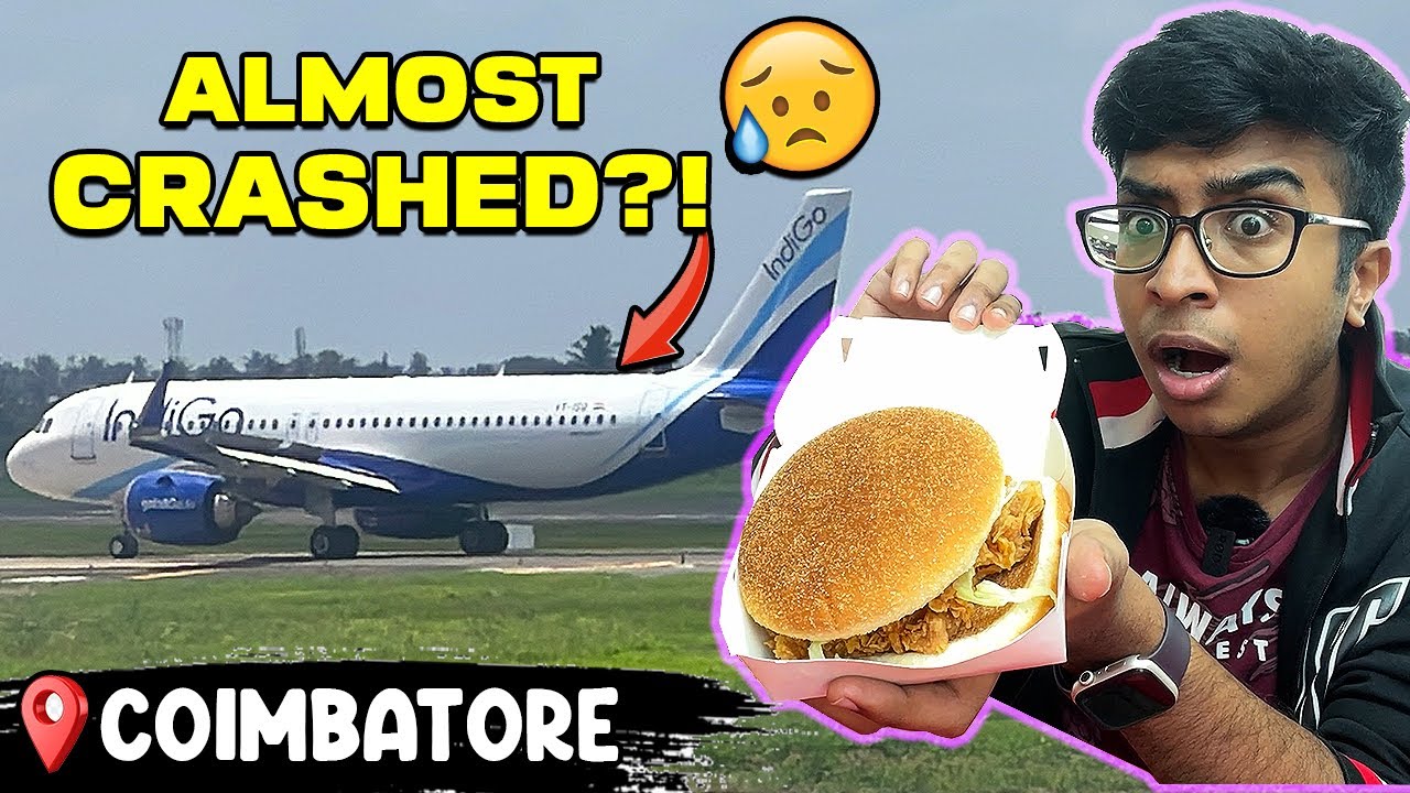 Chennai to Coimbatore in Flight! - Enna Sambavam Achu?! 😱✈️ | Idris Explores | Episode 1