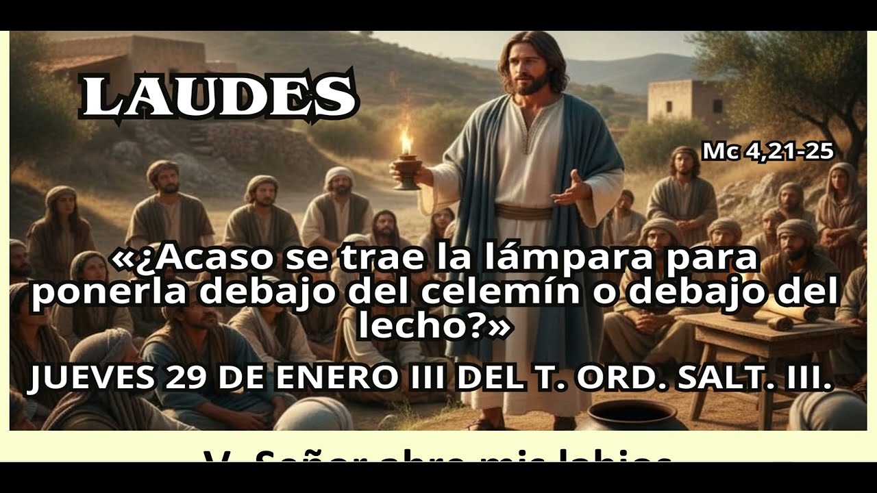 LAUDES  Jueves 29 de Enero de 2026