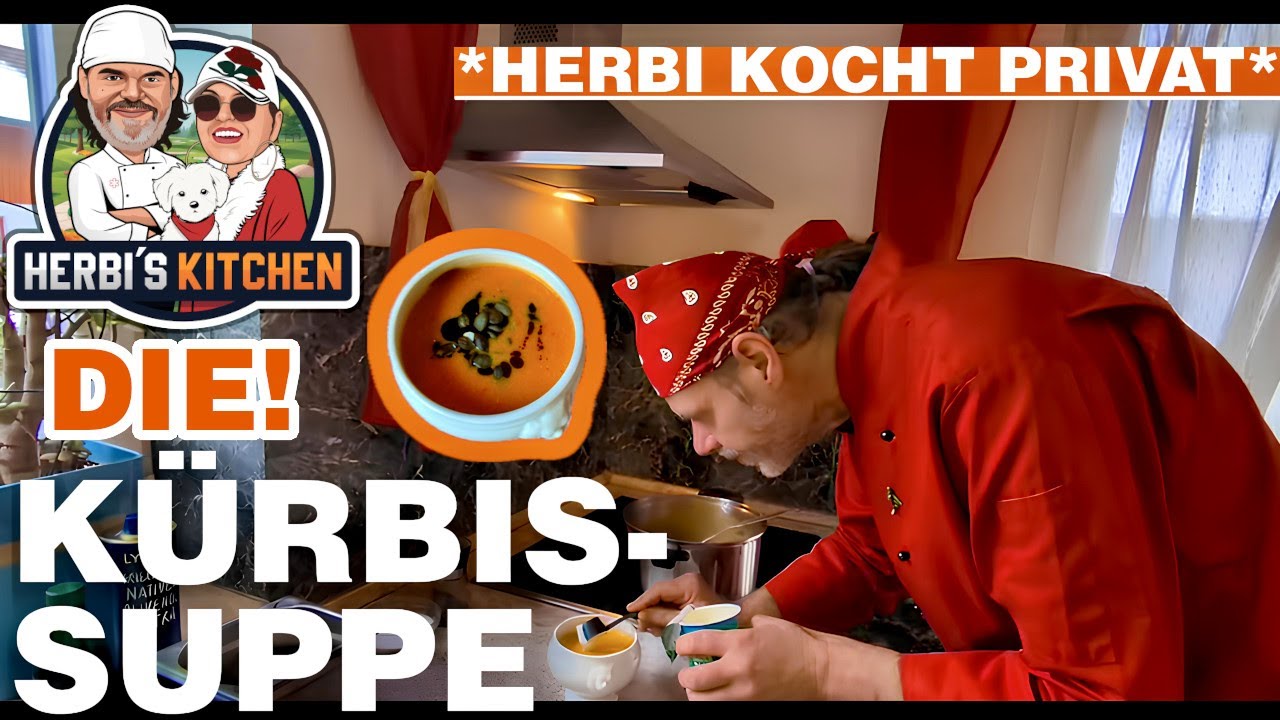Butternut-K&uuml;rbissuppe Rezept wie vom Kochprofi 🎃Cremig & herbstlich | Privatk&uuml;chen-Premiere