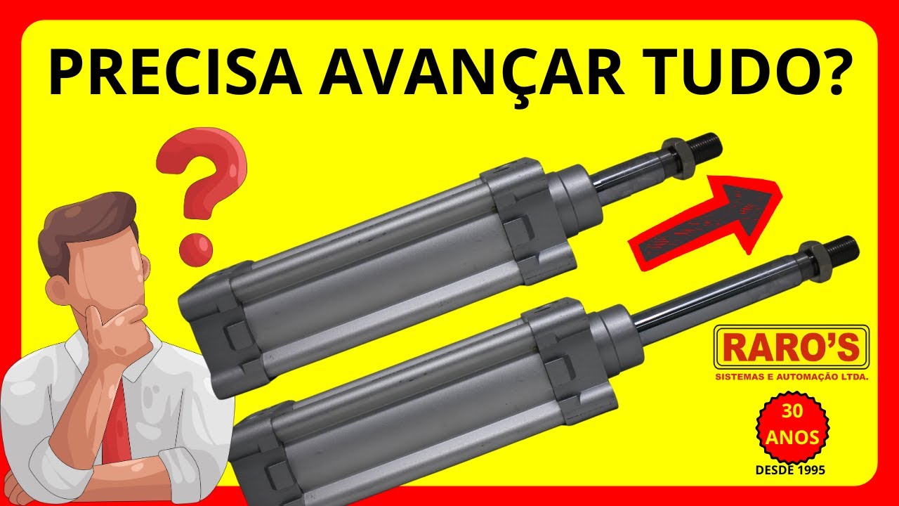 O cilindro pneumático PRECISA avançar tudo? 🤔 Descubra a verdade!