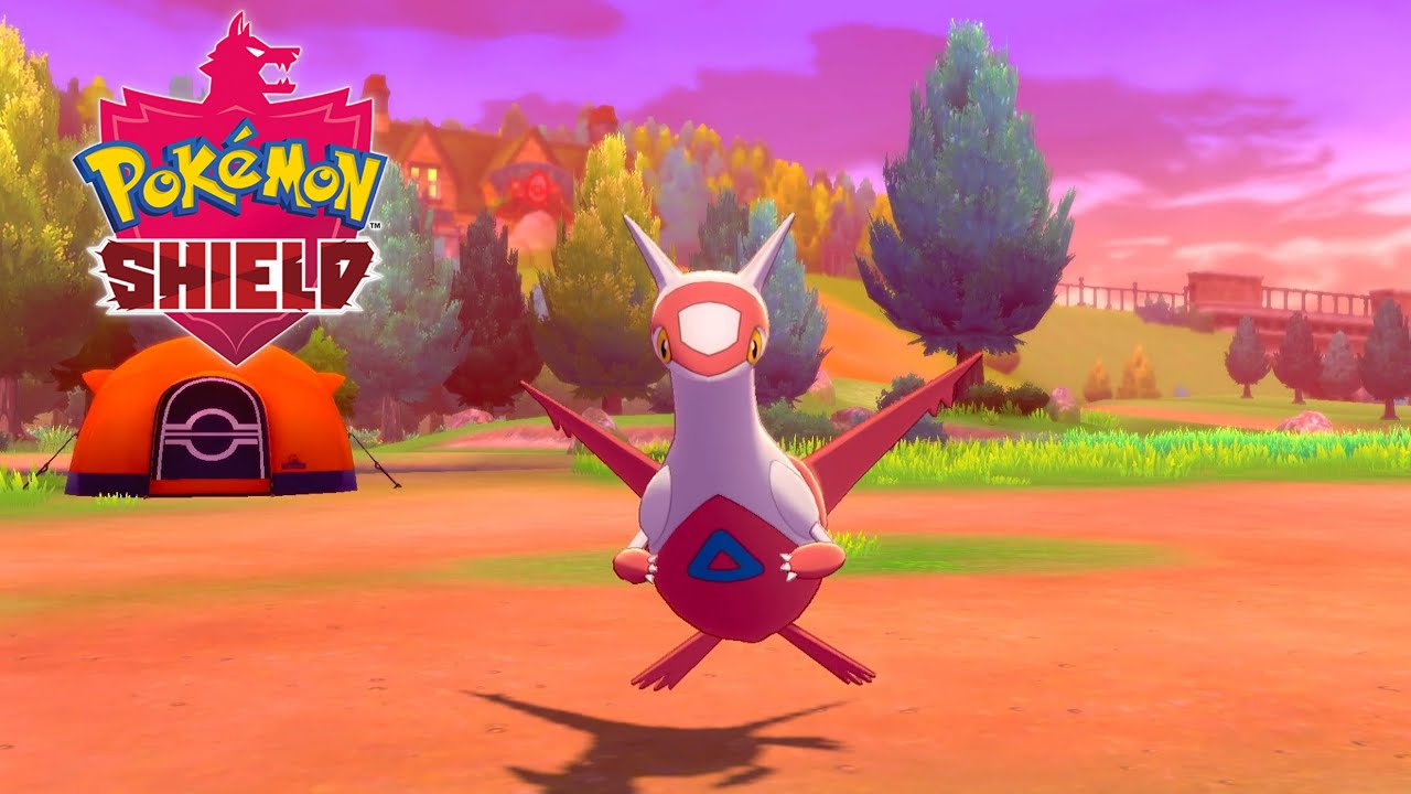 Latias in Pokémon Camp (Sword and Shield)