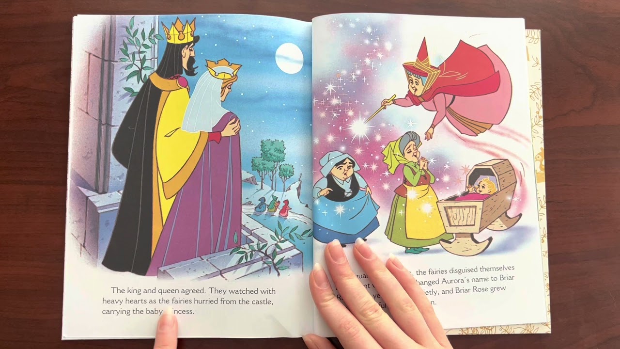 🌷 Книжка &laquo;Спящая красавица&raquo; из серии Little Golden Book! 💐