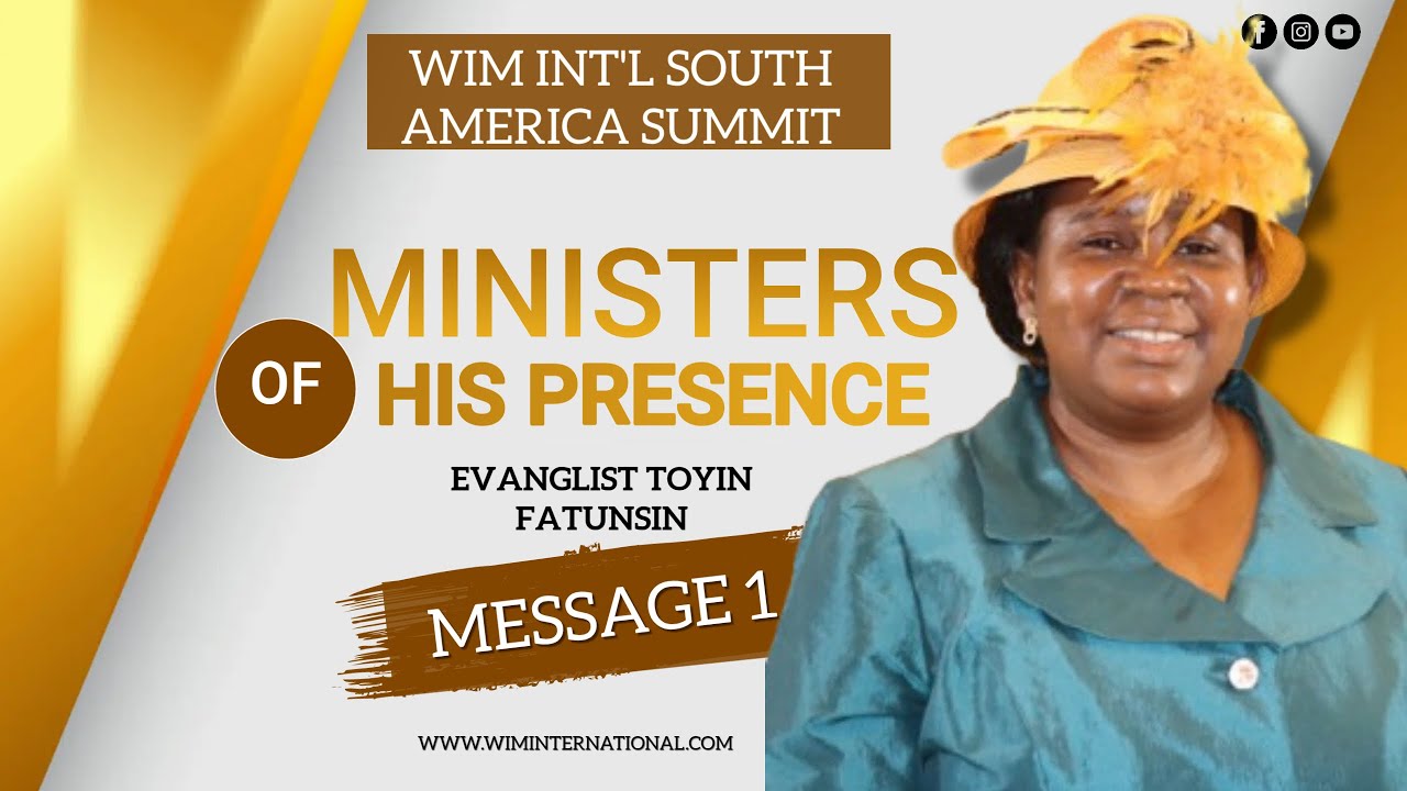 Ministers of His Presence 1 II Evang. Toyin Fatunsin