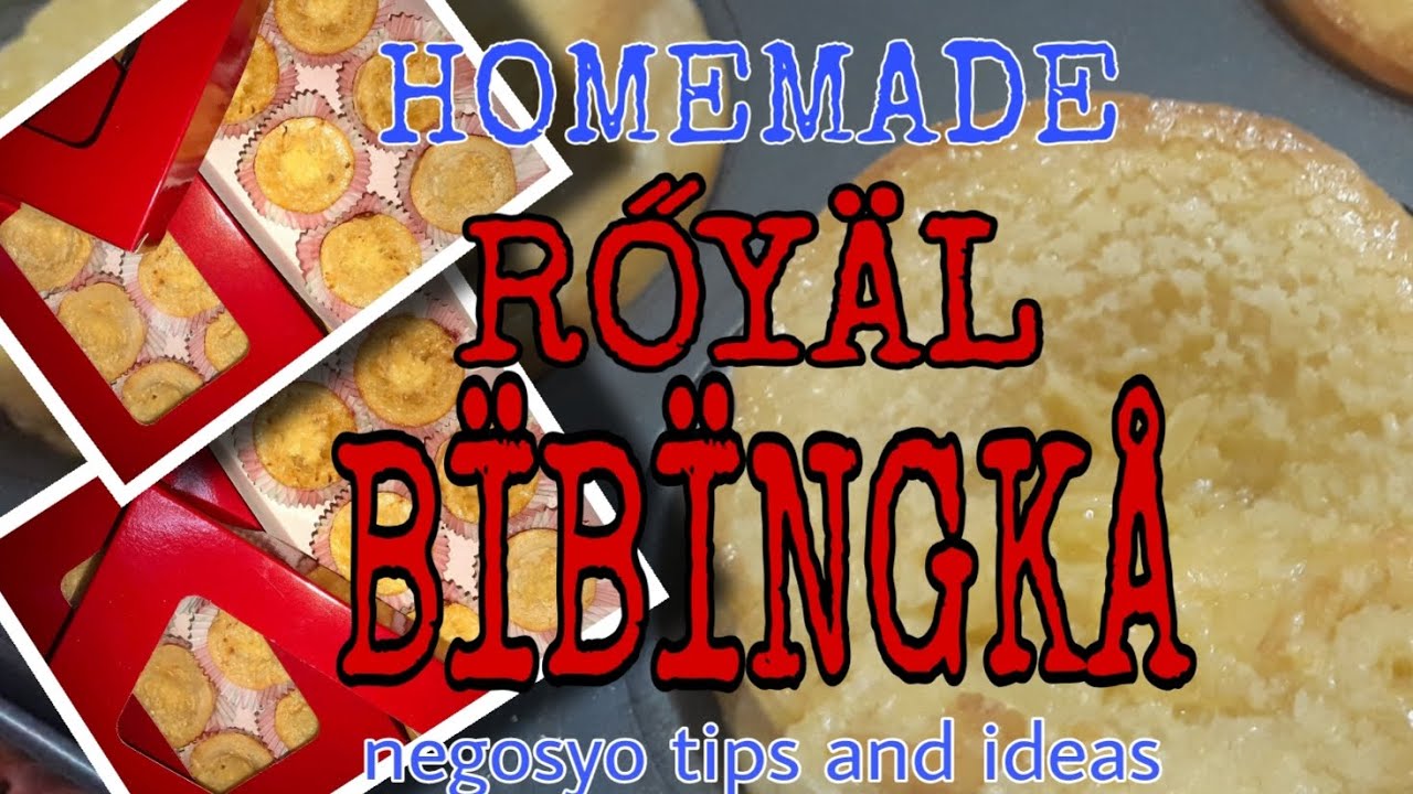 ROYAL BIBINGKA Recipe Negosyo Tips and Ideas KUMIKITANG KABUHAYAN Online Selling