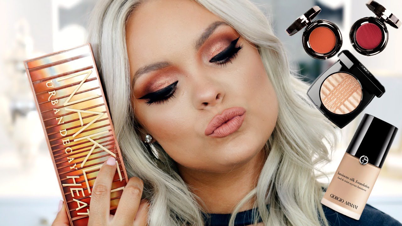 TESTING NEW MAKEUP! + Urban Decay Naked Heat Tutorial