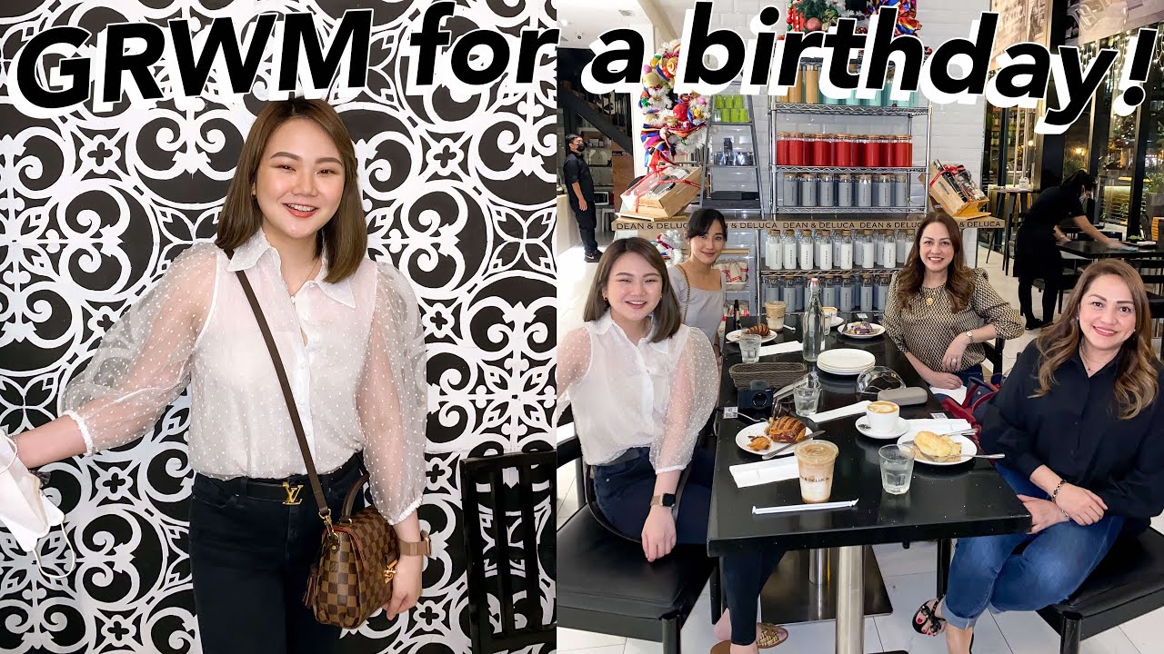 GRWM FOR A BIRTHDAY + GIRLS DATE!  💗 | ASHLEY SANDRINE