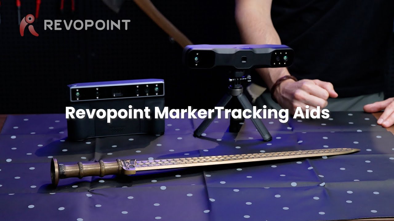 Revopoint 3D Scanner Tutorial:  How to Use Every Marker Type