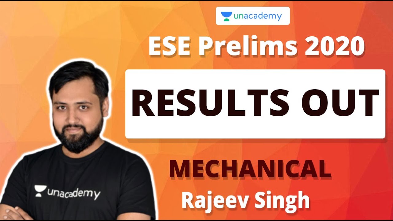 ESE 2020 Prelims Results Are Out | Rajeev Singh