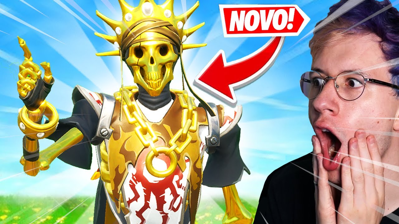 *NOVA* SKIN ORO & 400 MIL DE EXP FÁCIL - FORTNITE