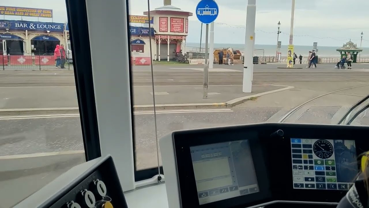 1st Time Riding the Blackpool Talbot Road Tramway Extension Flexity 2 no 018 13/06/2024