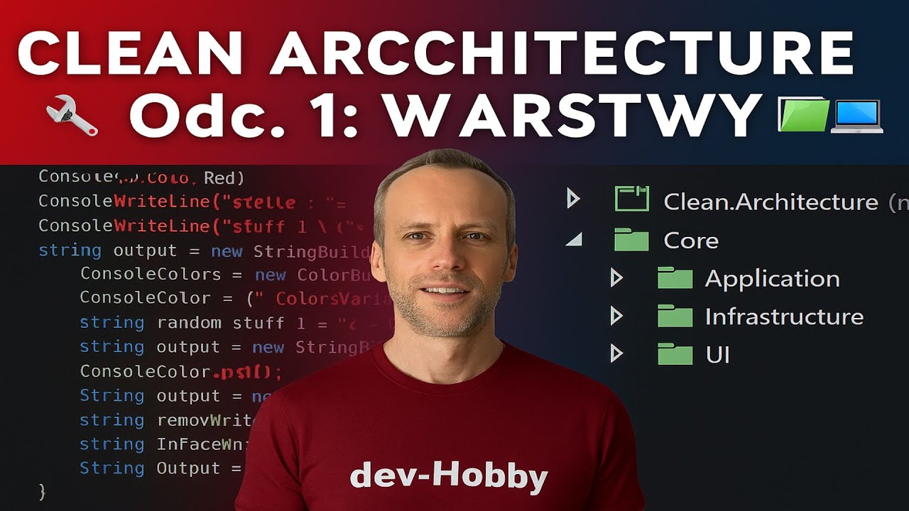 C# Refaktoring do Clean Architecture – Podział na Warstwy [ 1/6 ] - [ C# OOP Kurs cz.6 ]