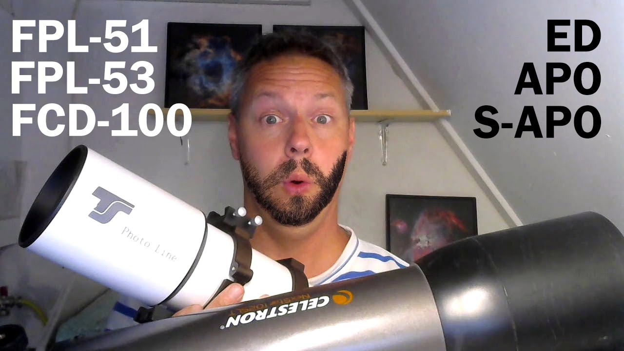 Рефракторные телескопы ED против APO!? FPL-51 против FPL-53 против FCD-100!?