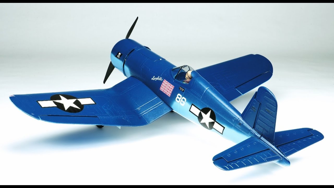 Parkzone F4U Corsair - First flight with GoPro onboard cam