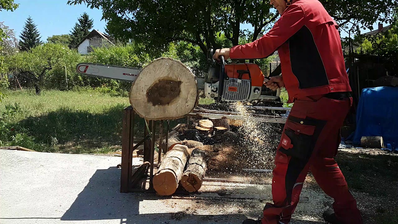 Stihl Ms 880 chainsaw port and muffler mod