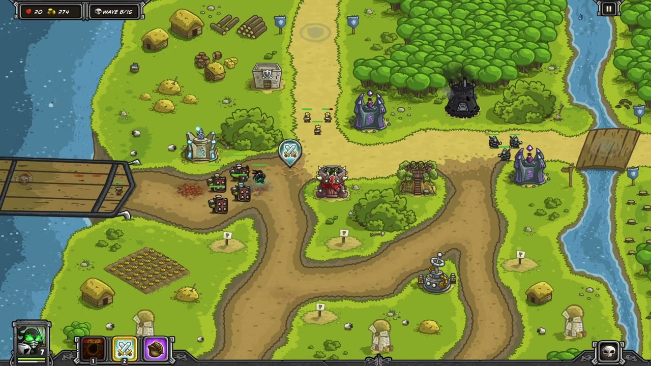 ARGENT LAKE (Impossible) (Rebalanced) - Kingdom rush: ReBBBorn Mod