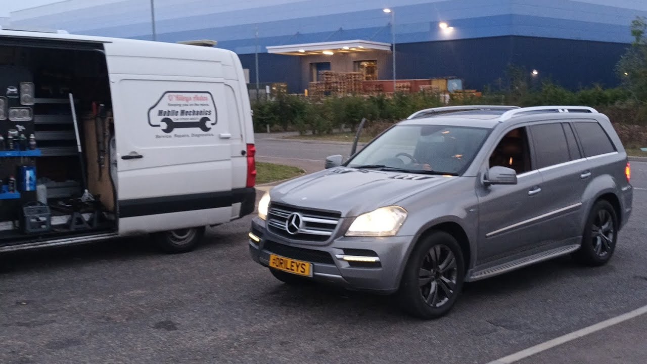 Mercedes GL350 3.0 V6 13AF00 Высокий уровень сажи в сажевом фильтре 129700 Неисправность сажевого...