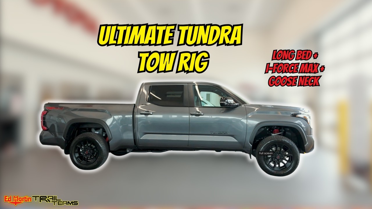 Тяговое устройство для Toyota Tundra | Комплект i-FORCE MAX с удлиненной платформой и седельно-сц...