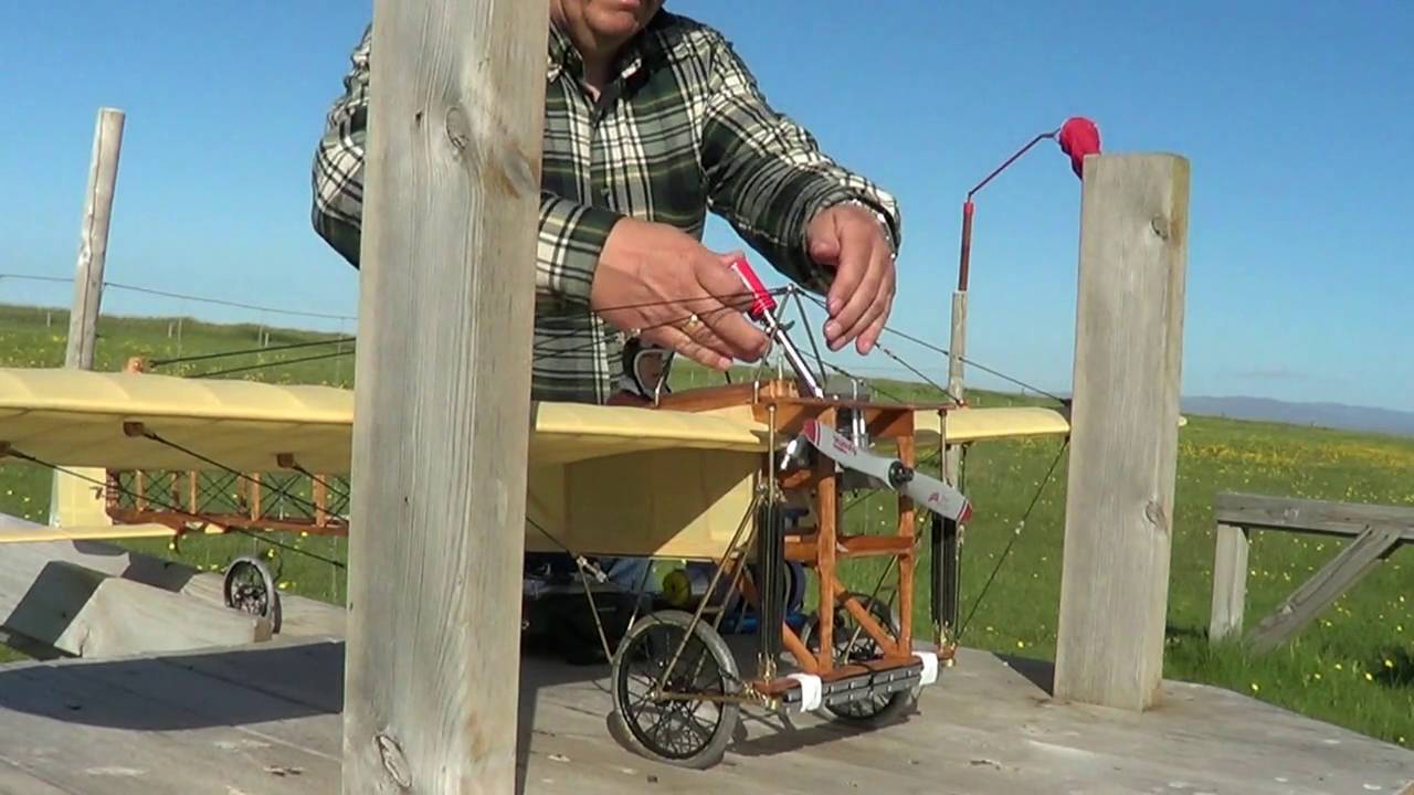 Bleriot XI failed take-off attempt