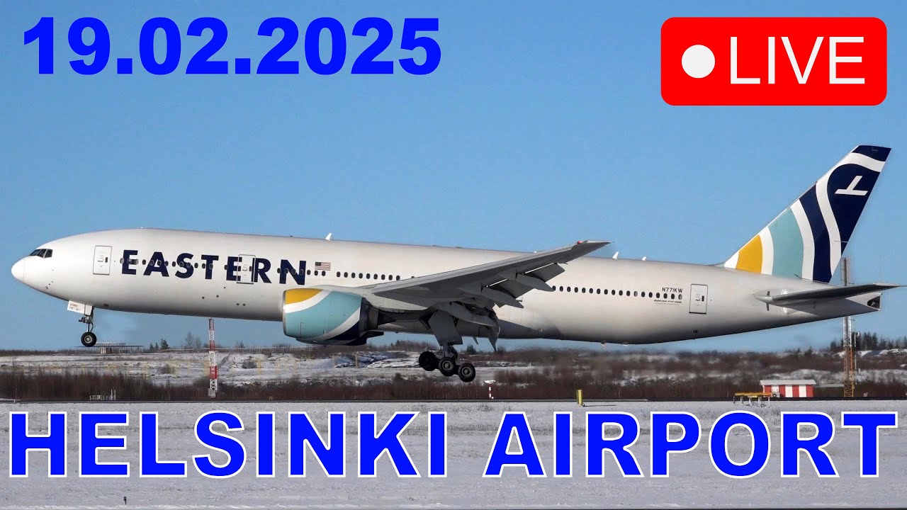 🔴 LIVE Helsinki Airport Plane Spotting (EFHK/HEL)
