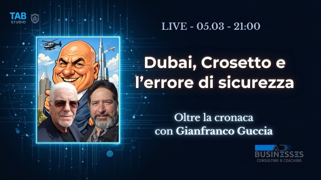 Dubai, Crosetto e l&rsquo;errore di sicurezza: analisi tecnica del rischio 📱