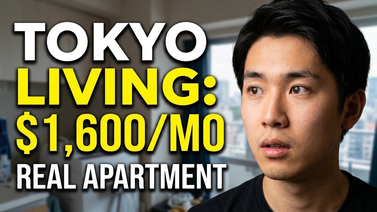 The Reality of Living in Tokyo on $1,600/Month (with 32㎡ Apartment)