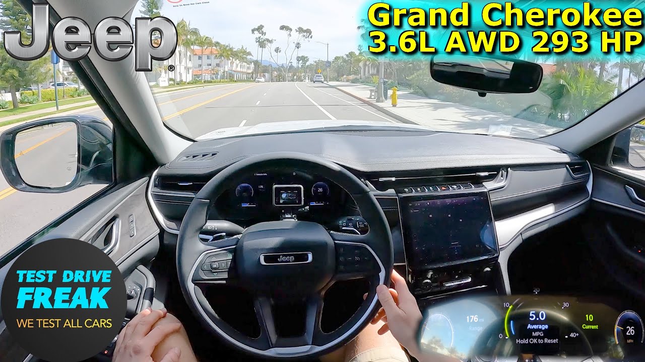 2024 Jeep Grand Cherokee 3.6 V6 Limited 4x4 293 HP CITY POV DRIVE Santa Barbara Fuel Consumption
