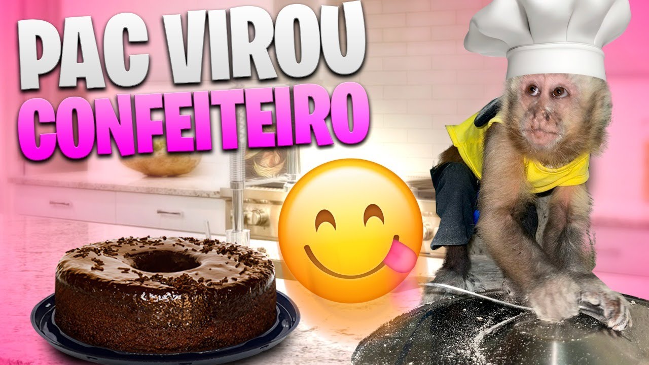 O PAC VIROU CONFEITEIRO (BAGUNCEIRO) E AJUDOU A FAZER UM BOLO DELICIOSO