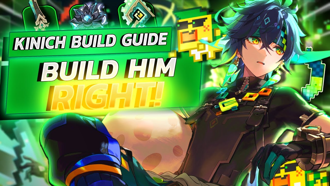 HOW TO BUILD KINICH For MAX DMG! KINICH Build Guide: BEST Weapons, Artifacts, Teams | Genshin KINICH