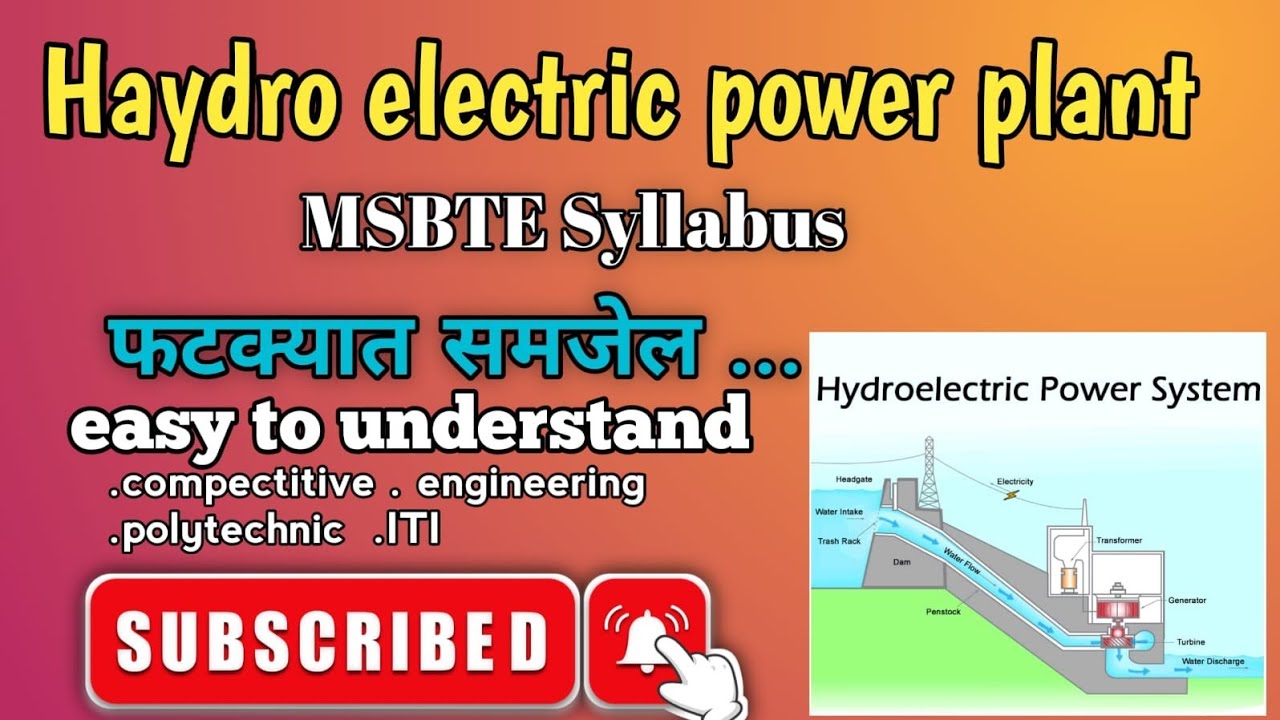 Hydroelectric Power Plant || MSBTE K Scheme || Electrical Engineering Syllabus || Electrical Engg.||