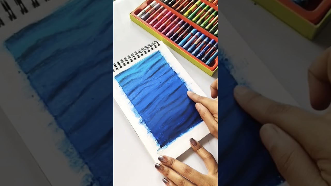 Water Waves Painting ☺ voice- @thisis_sabi  #WaterWavesPainting #PaniKiLahrein #artsy_megha