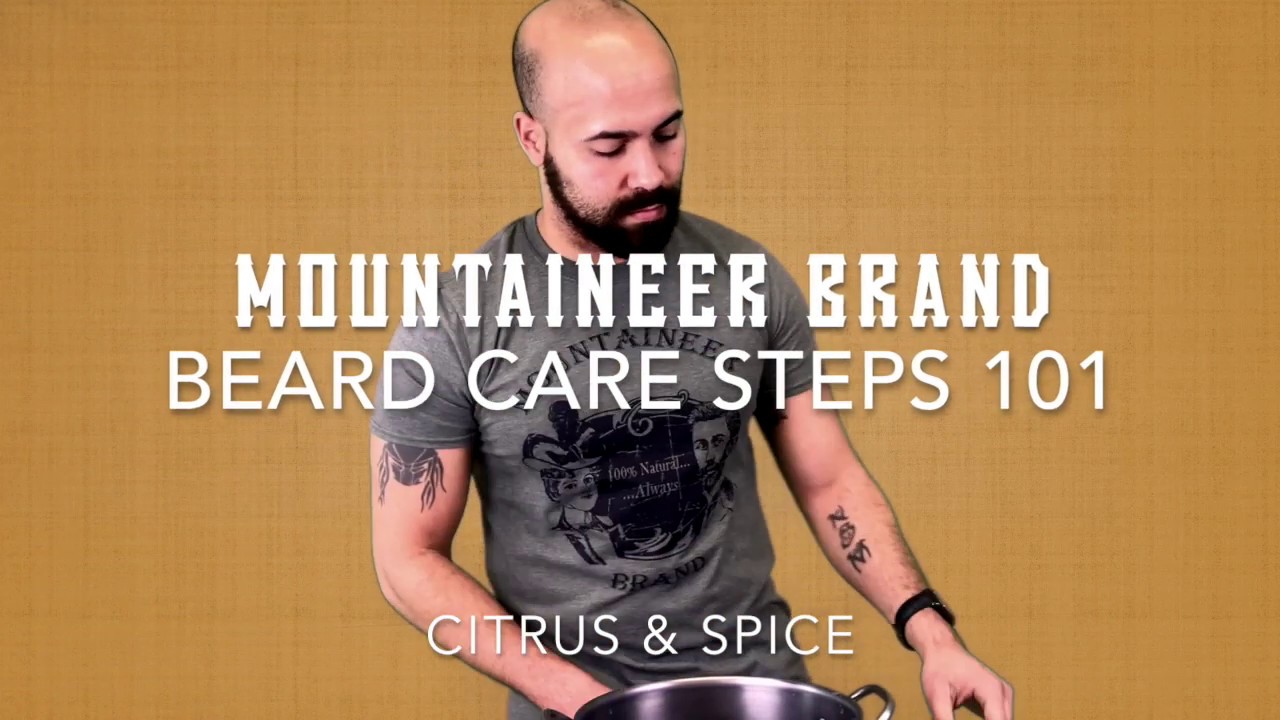 BEARD CARE STEPS 101 with CITRUS AND SPICE COMBO