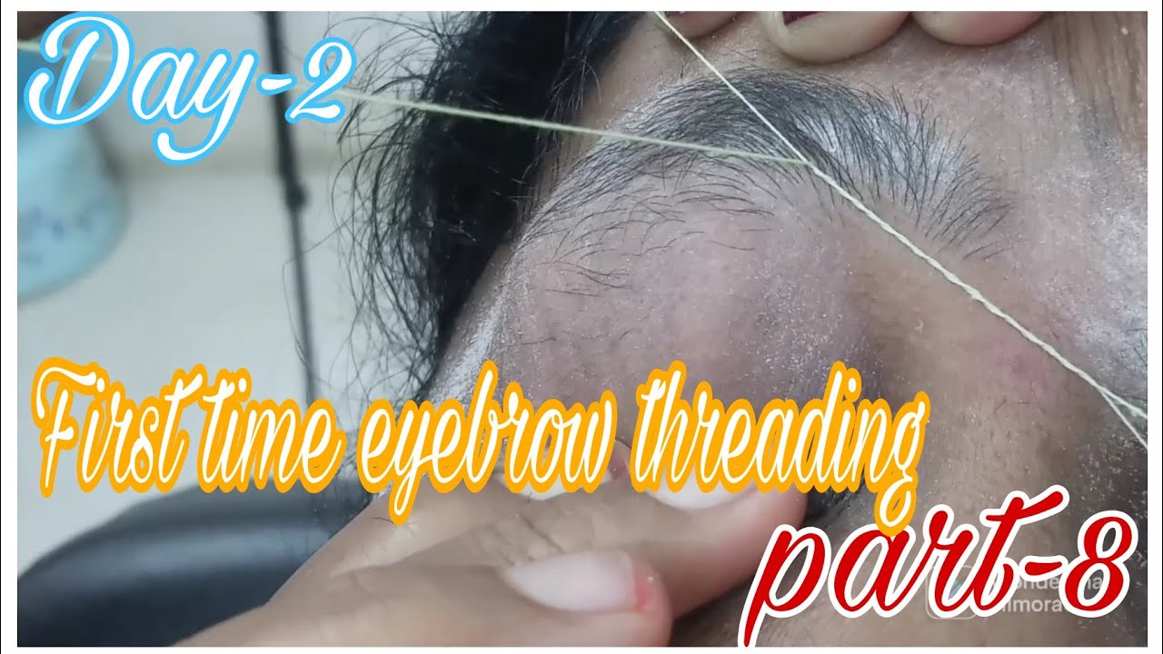 How to make threading|eyebrows threading|how to first time eyebrow threading