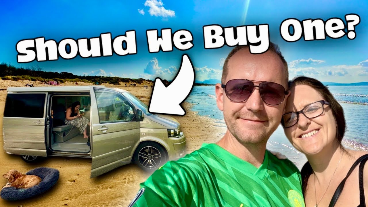 Наша первая поездка на кемперване VW... Стоит ли нам его купить? | Потрясающее побережье Уэльса 🏴...
