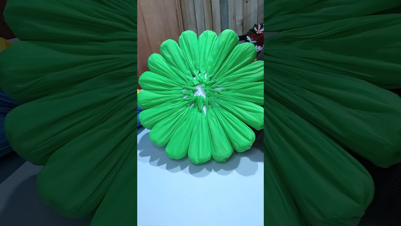 Flor Yumbo de papel crepé 🌼