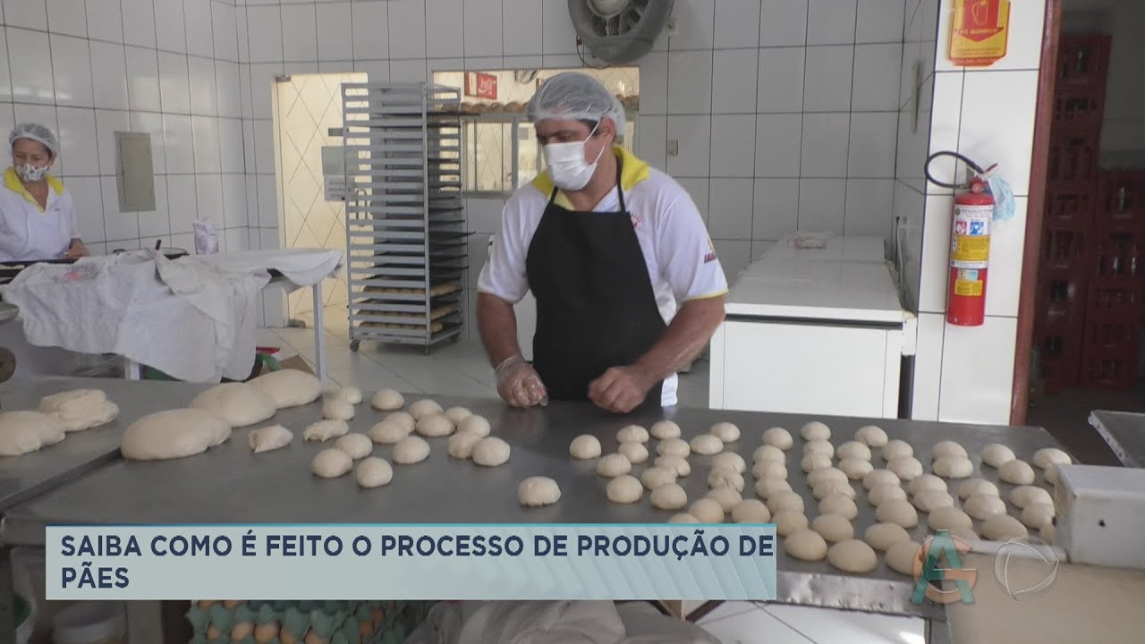 SAIBA COMO É FEITO O PROCESSO DE PRODUÇÃO DE PÃES