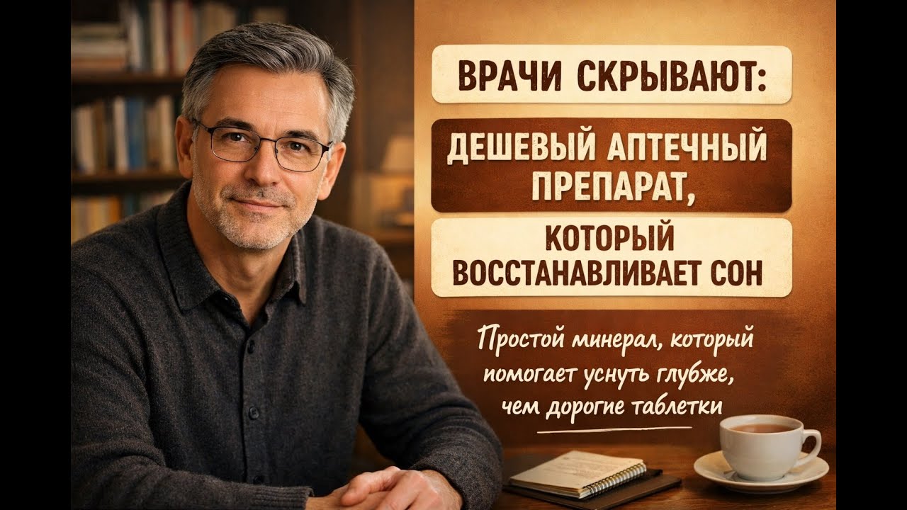 Врачи скрывают дешевый аптечный препарат, который восстанавливает сон