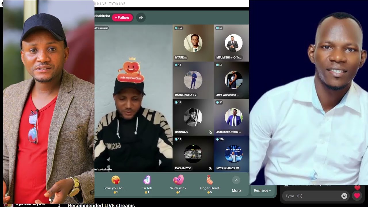 LIVE : THEO BOSE BABIREBA AFATANKWE IBIYOBYABWENGE ARIKUMWE NA NIYO PATRIC NGANZO  KURI TIKTOK LIVE