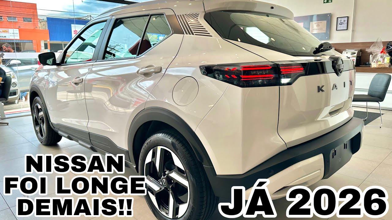 NOVÍSSIMO NISSAN KAIT EXCLUSIVE 1.6 CVT 2026 EM DETALHES | VAI DAR TRABALHO PARA PULSE E VW TERA!!!