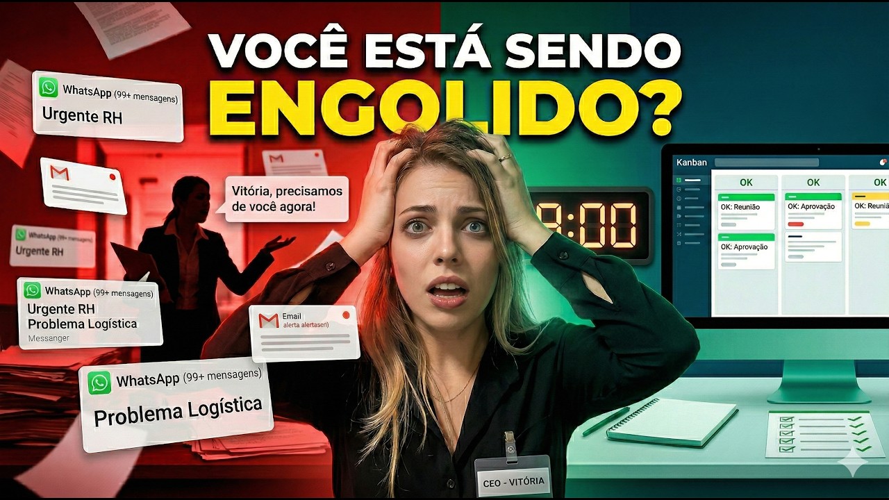 ERRO COMUM que faz LÍDERES PERDEREM o DIA TODO (e como ORGANIZAR seu TEMPO na empresa)