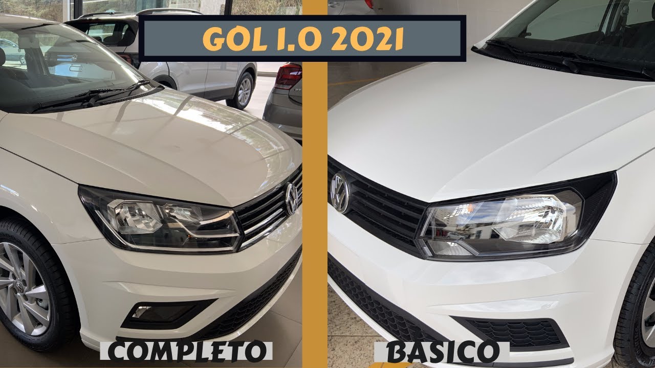 VW GOL 2021 I B&Aacute;SICO E COMPLETO I CARRO COMPARATIVO