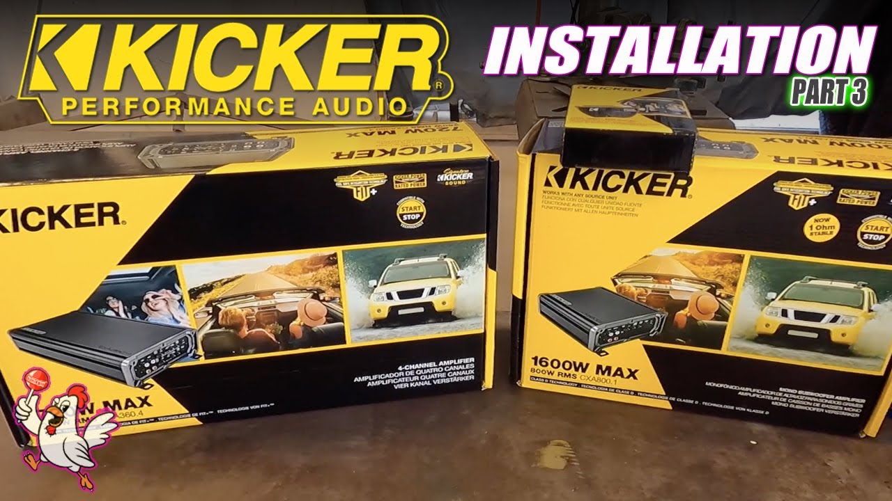 Kicker Install Part 3 The Amps